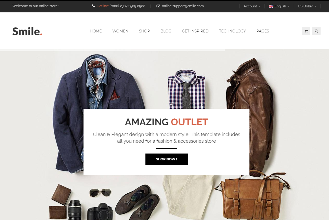 外貿服飾商城網站